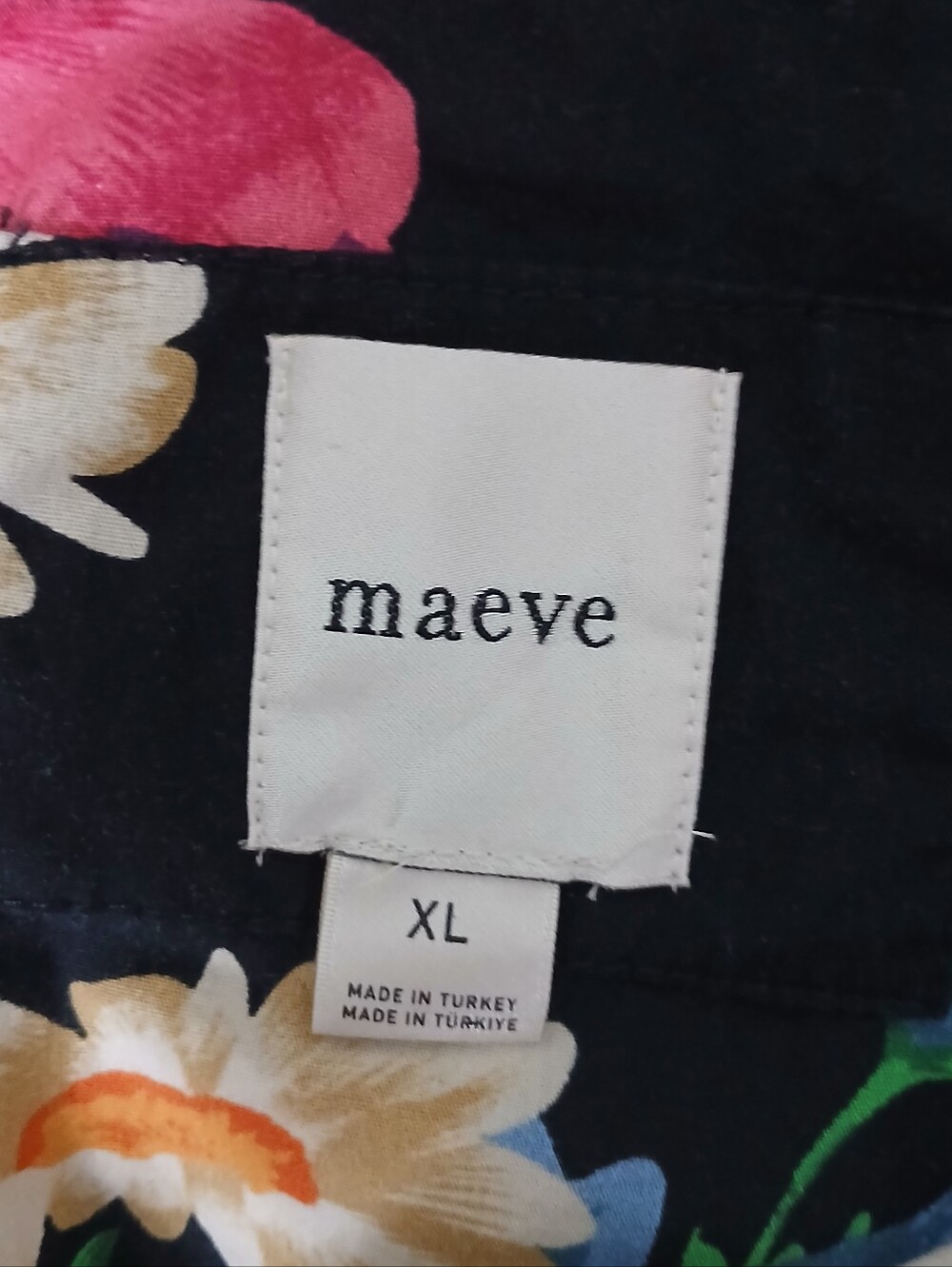 Maeve Bettina Tiered Floral Shirt Dress - Picture 10 of 11